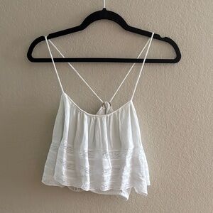 Free People White Lace Camisole